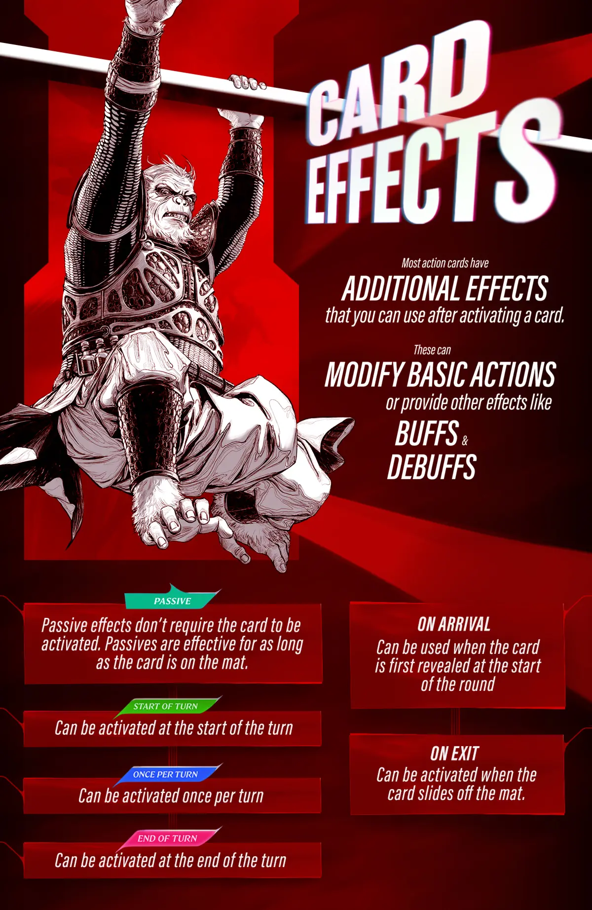 Card effects.