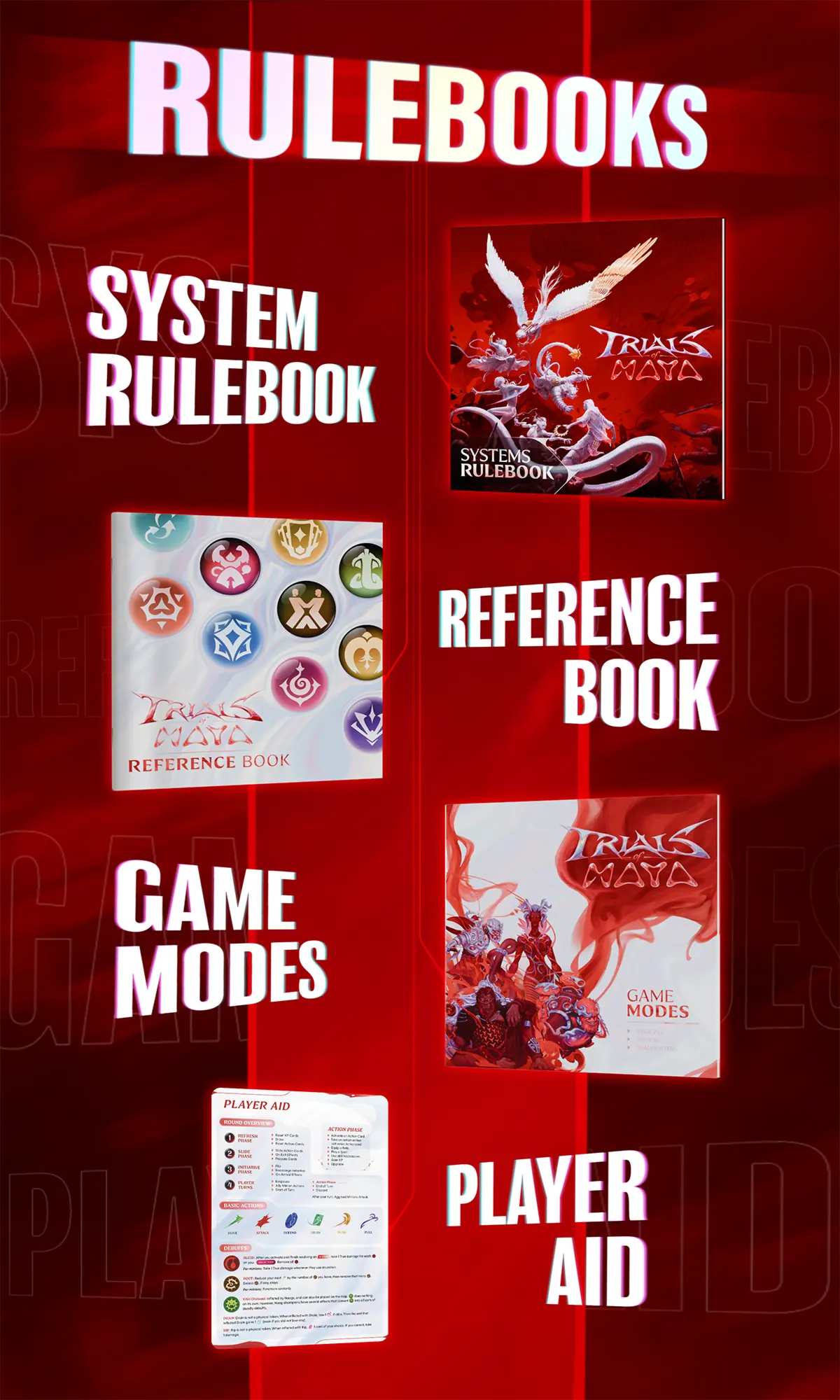 Rulebooks.