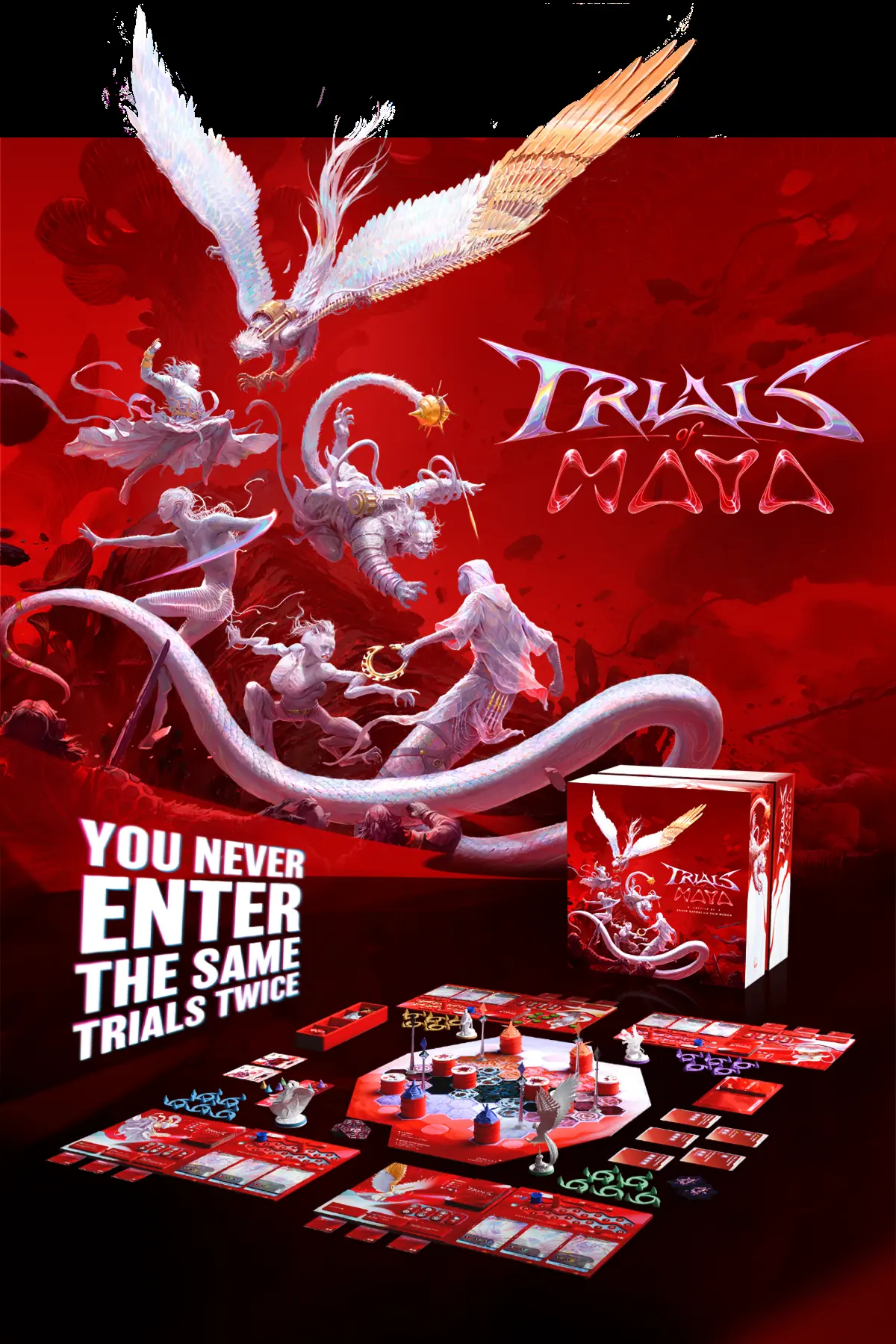 Trials of MAYA key art.