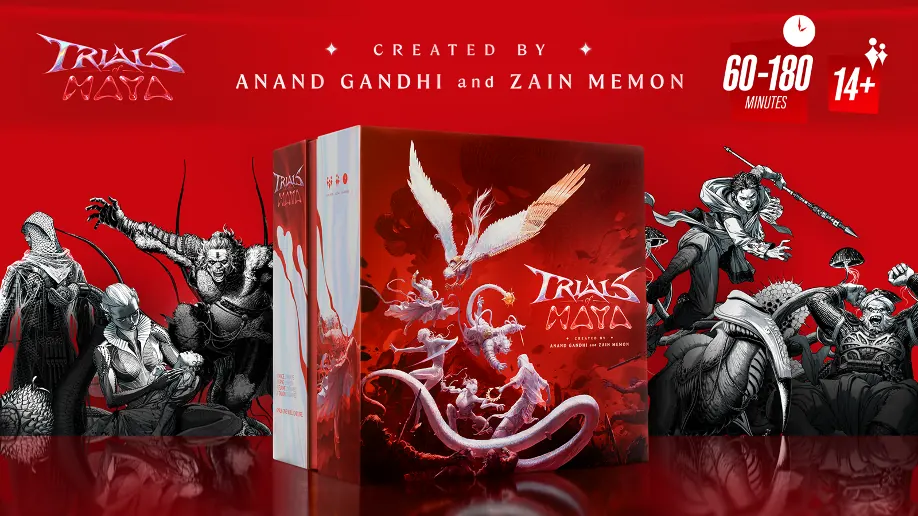 Trials of MAYA game box